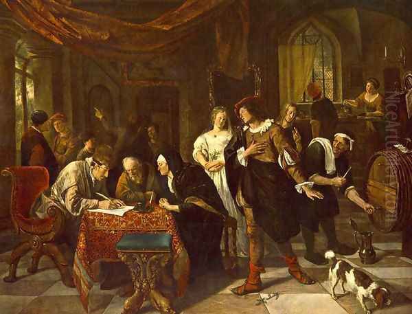 The Marriage by Jan Steen