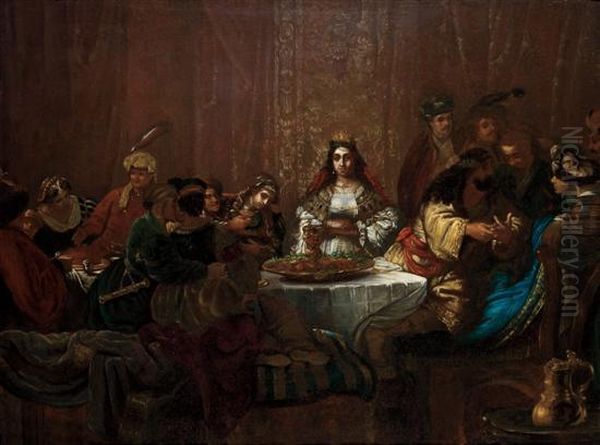 Belshazzar's Feast by Rembrandt Van Rijn