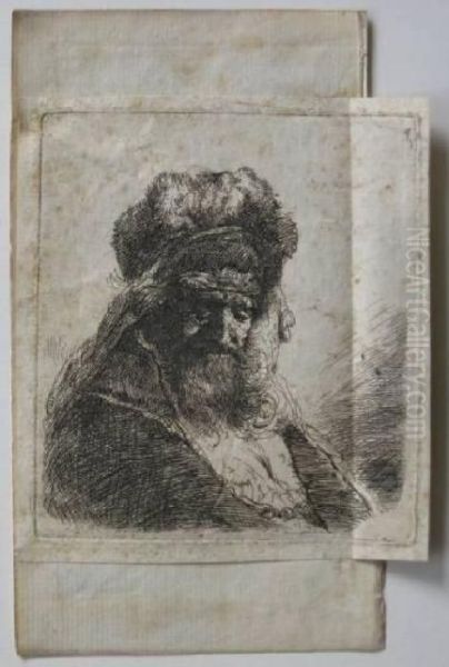 Old Bearded Man by Rembrandt Van Rijn