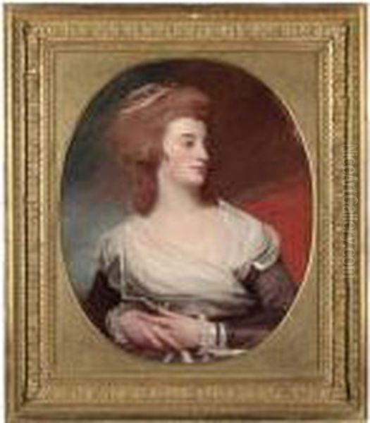 Portrait Of Mary Benwell by George Romney