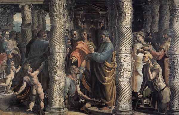 Healing of the Lame Man by Raffaelo Sanzio