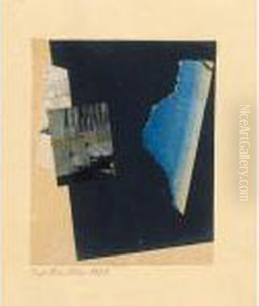 Ohne Titel (collage Mit Drei Elementen) (untitled, Collage With Three Elements) by Kurt Schwitters