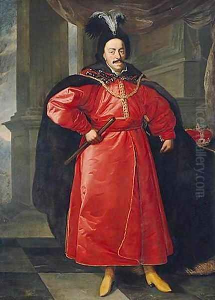 King John Casimir II in Polish Costume by Daniel Schultz