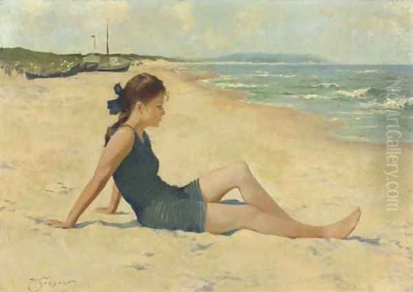 Looking out to sea by Hermann Seeger