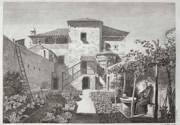 The Monument of Lysicrates in the garden of the Capuchin monastery, Athens, from The Antiquities of Athens, engraved by Anthony Walker 1726-65, published 1762-1830 by after Stuart, James & Revett, Nicholas