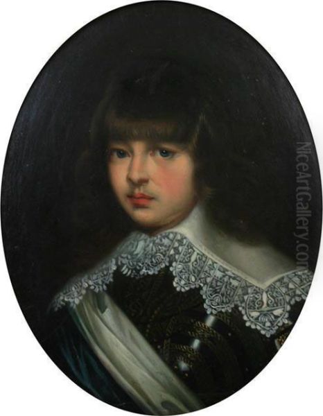 Portrait Of Prince Waldemar Christian Of Denmark by Justus Sustermans