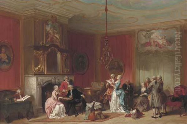 A Musical Evening by Herman Frederik Carel ten Kate