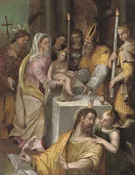 The Presentation in the Temple by Orazio Samacchini