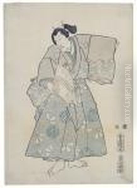 Two Prints Of Actors by Toyokuni