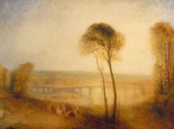 Landscape with Walton Bridges, c.1845 by Joseph Mallord William Turner