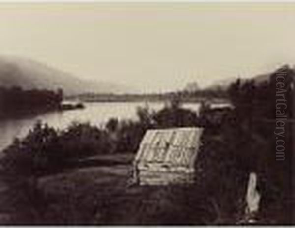 The Garrison, Columbia River by Carleton E. Watkins