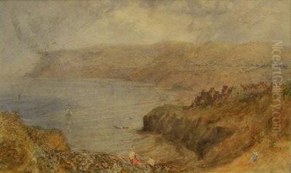 Overlooking Robin Hood's Bay by George Weatherill