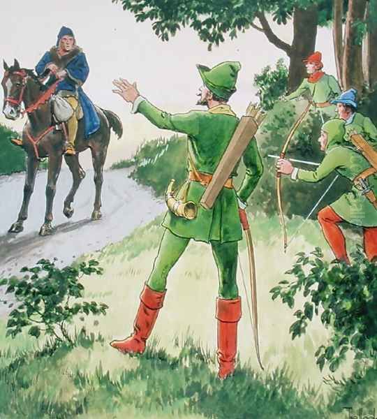 Robin Hood, from Peeps into the Past, published c.1900 by Trelleek