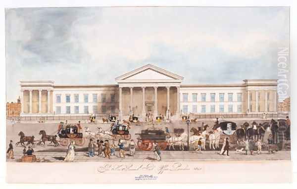 The New General Post Office, London, 1840 by James Thomson