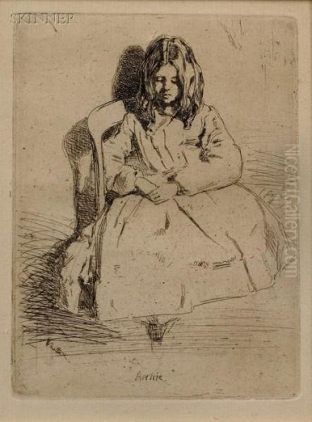 Annie Seated by James Abbott McNeill Whistler