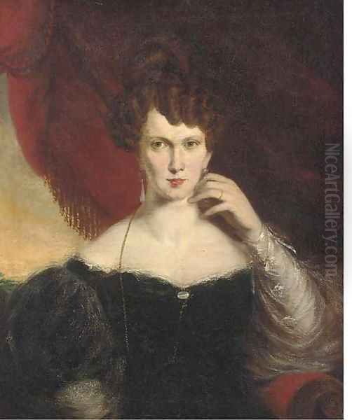 Portrait of a lady by Henry Daniel Thielke