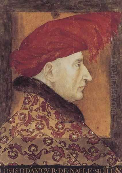 Portrait of Louis II, Duke of Anjou by French Unknown Masters