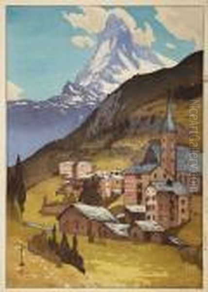 Matterhorn-zan by Hiroshi Yoshida