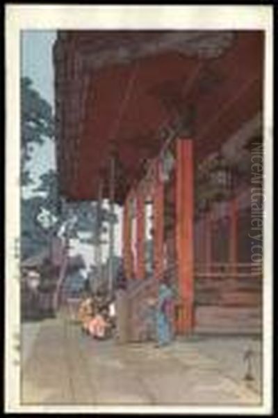 Yasaka Shrine by Hiroshi Yoshida