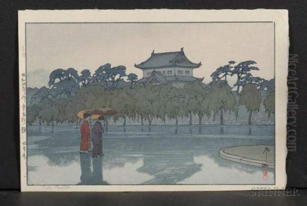 Edo Castle by Hiroshi Yoshida