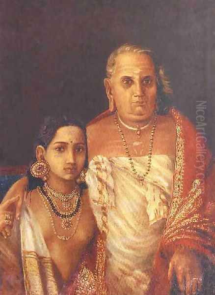 A Portrait 2 by Raja Ravi Varma