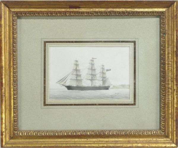 Roanoke (captain Lowell's Ship) by Eugene Grandin