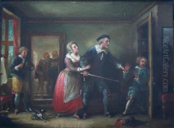 Spare The Rod And Spoil The Child by Richard Westall