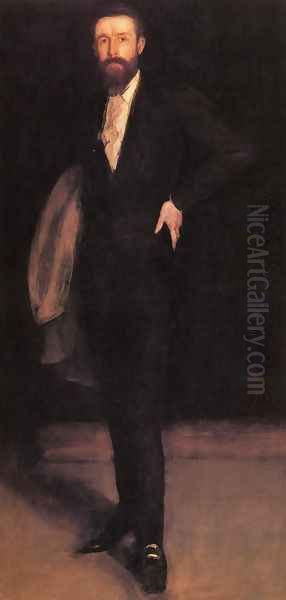 Arrangement in Black: Portrait of F.R. Leyland by James Abbott McNeill Whistler