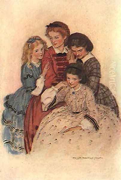 Meg, Jo, Beth & Amy by Jessie Wilcox-Smith