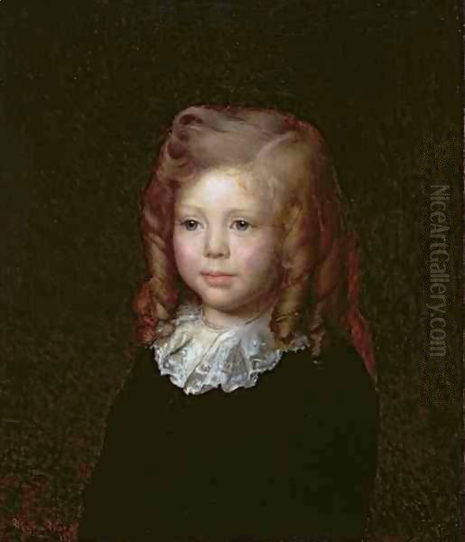 Sir Winston Churchill, aged four years old, 1878 by Ayron P Ward