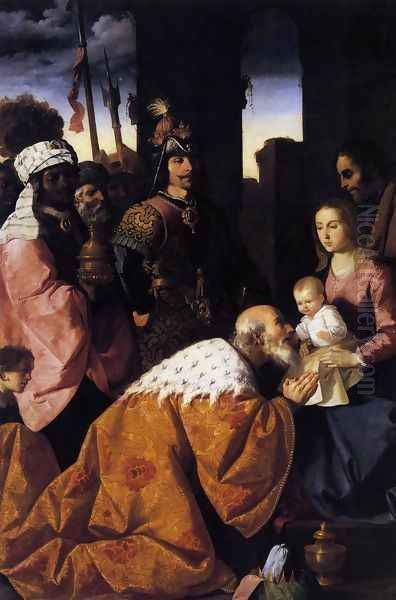 Adoration of the Magi 1639-40 by Francisco De Zurbaran