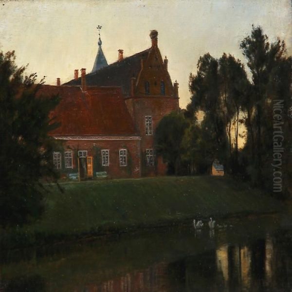 View From The Mansion Saebygaard by Christian Zacho