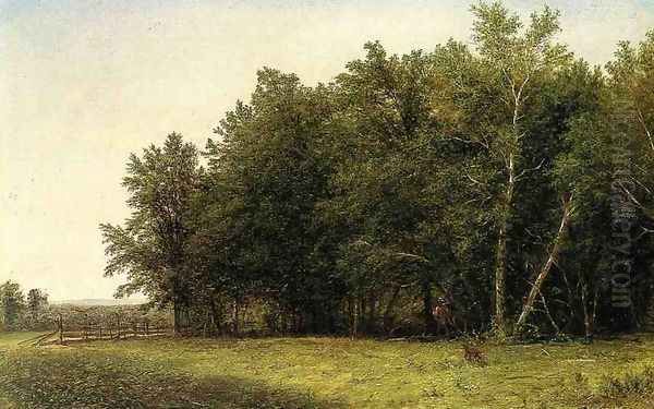 Landscape with Hunter by John William Casilear