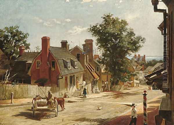 Old Annapolis, Francis Street by Francis Blackwell Mayer