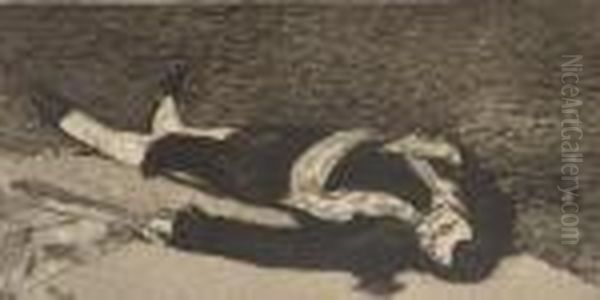 The Dead Toreador (g. 33; H. 55) by Edouard Manet