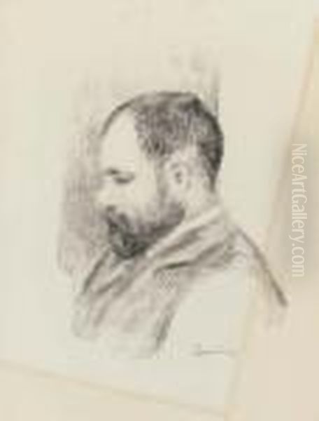 Ambroise Vollard, From Douze Lithographies Originales De Pierre-auguste Renoir by Pierre Auguste Renoir