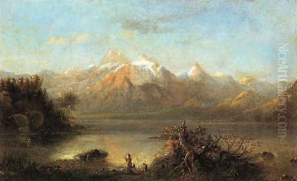 Indian Encampment by Alfred Jacob Miller