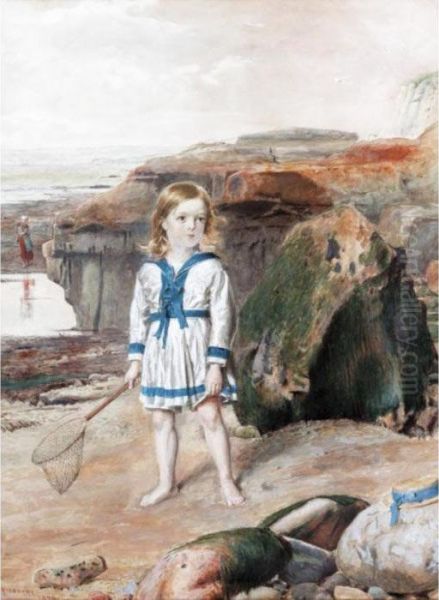 The Young Shrimper by George Goodwin Kilburne