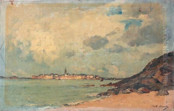 Vue De Saint-Malo by Paul Lecomte