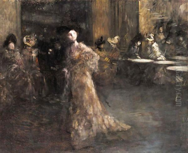 Scene De Cafe by Jean-Louis Forain