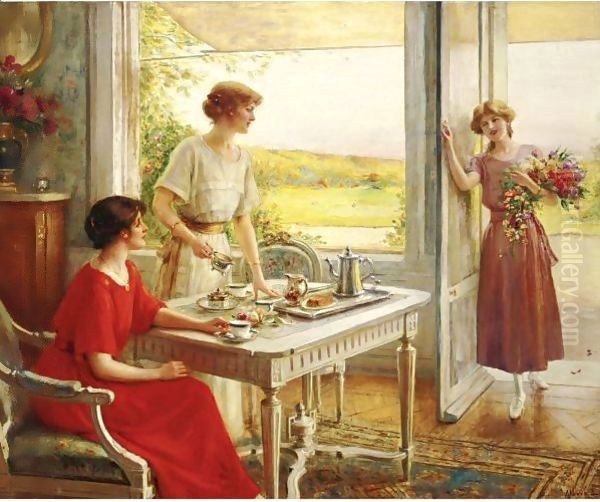 Time For Tea by Albert Lynch