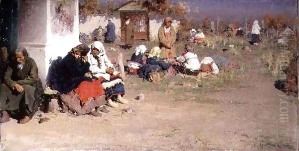 Radonice Before Mass by Abram Efimovich Arkhipov