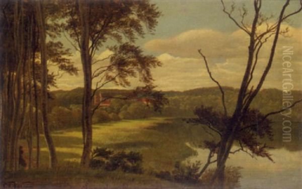 Visborg Gaard by Carl Frederik Peder Aagaard