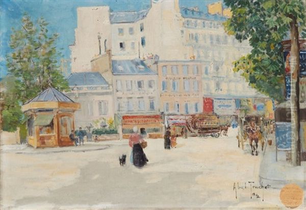 Paris, Chaussee De La Muette by Louis Abel-Truchet