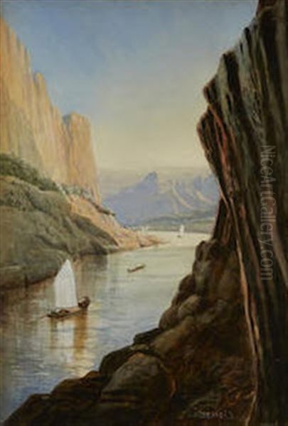 Fang-hsin-kou On Yangtze River by Albert Albertovich Benois