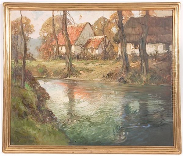 Argues River, Normandy by George Ames Aldrich