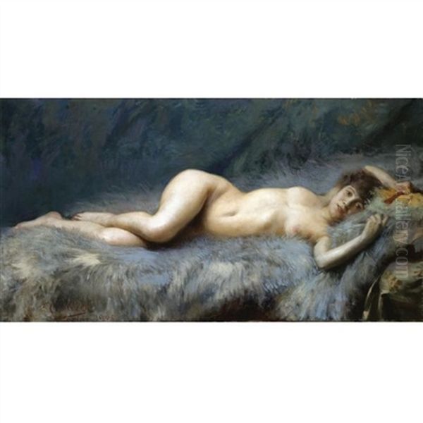 Reclining Nude by Antonio Alice