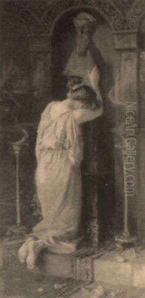 Devotion And Homage by Sir Lawrence Alma-Tadema