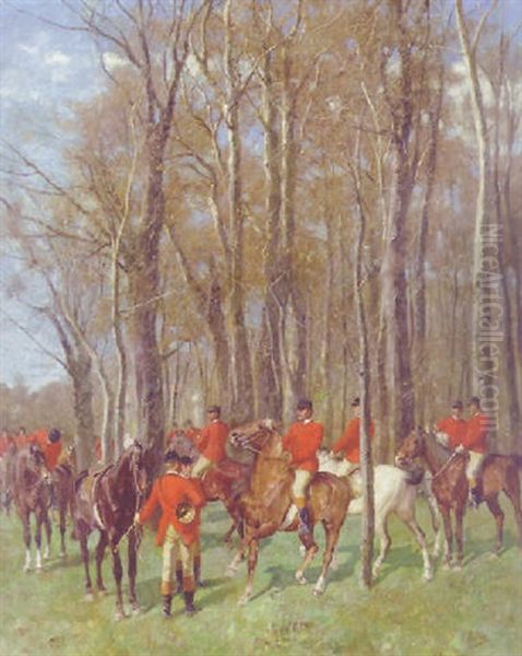 The Hunt Meet by Franz Amling