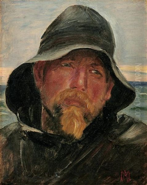 A Fisherman by Michael Peter Ancher